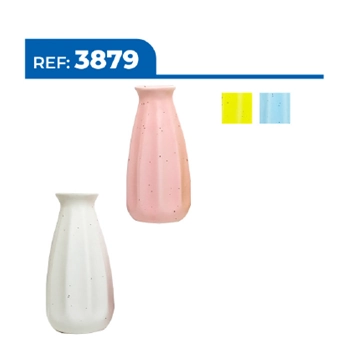 Vaso Porcelana Sortido 12x6cm Ref.3879 Planeta
