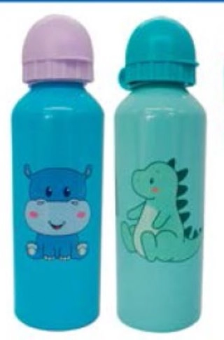 Garrafa Aluminio Bichos Sortido 500ml Ref.5112