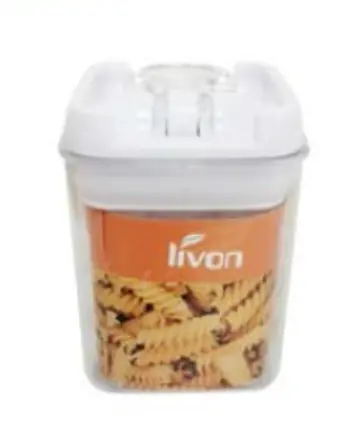 Pote Hermetrico De Plast 10x7cm 300ml Ref.6145