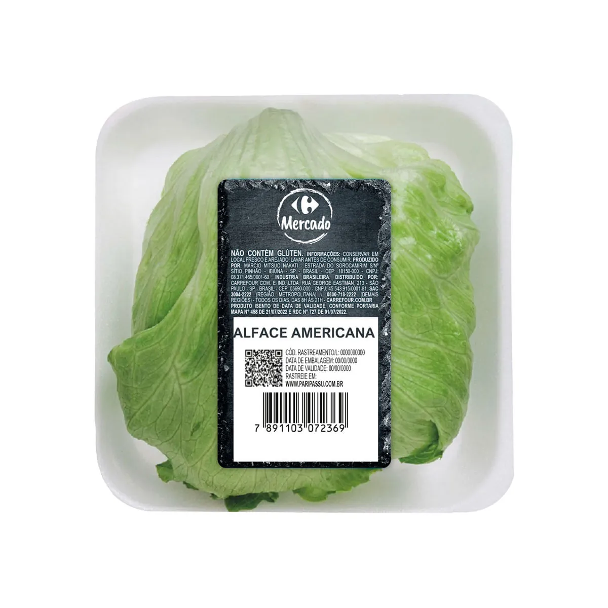 Alface Americana Carrefour Linha Azul Unidade
