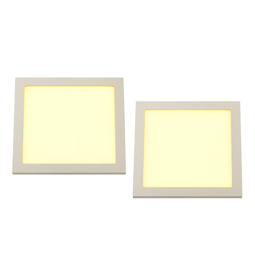 Kit 2 Painel Plafon Led 40w Embutir 40x40cm 3000k St1453