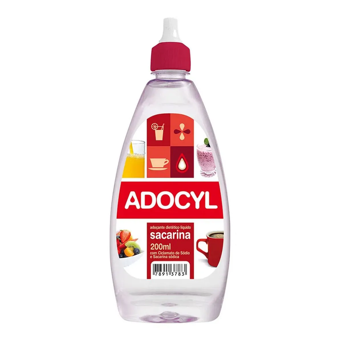 Adoçante Líquido Sacarina Adocyl Frasco 200ml