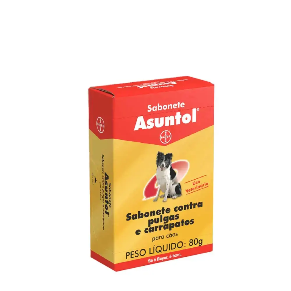 Sabonete Antipulgas E Carrapatos Bayer Asuntol