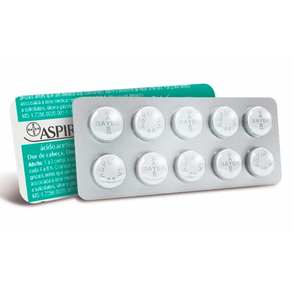 Aspirina Bayer 500mg 10 Comprimidos