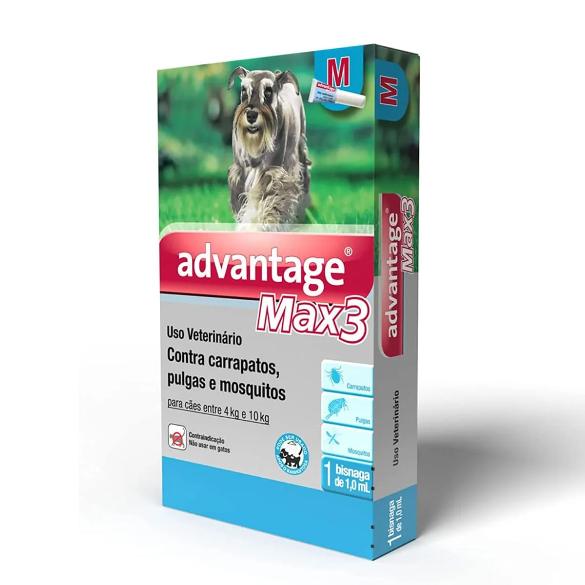Max3 Advantage P/ Cães Entre 4 E 1,0ml