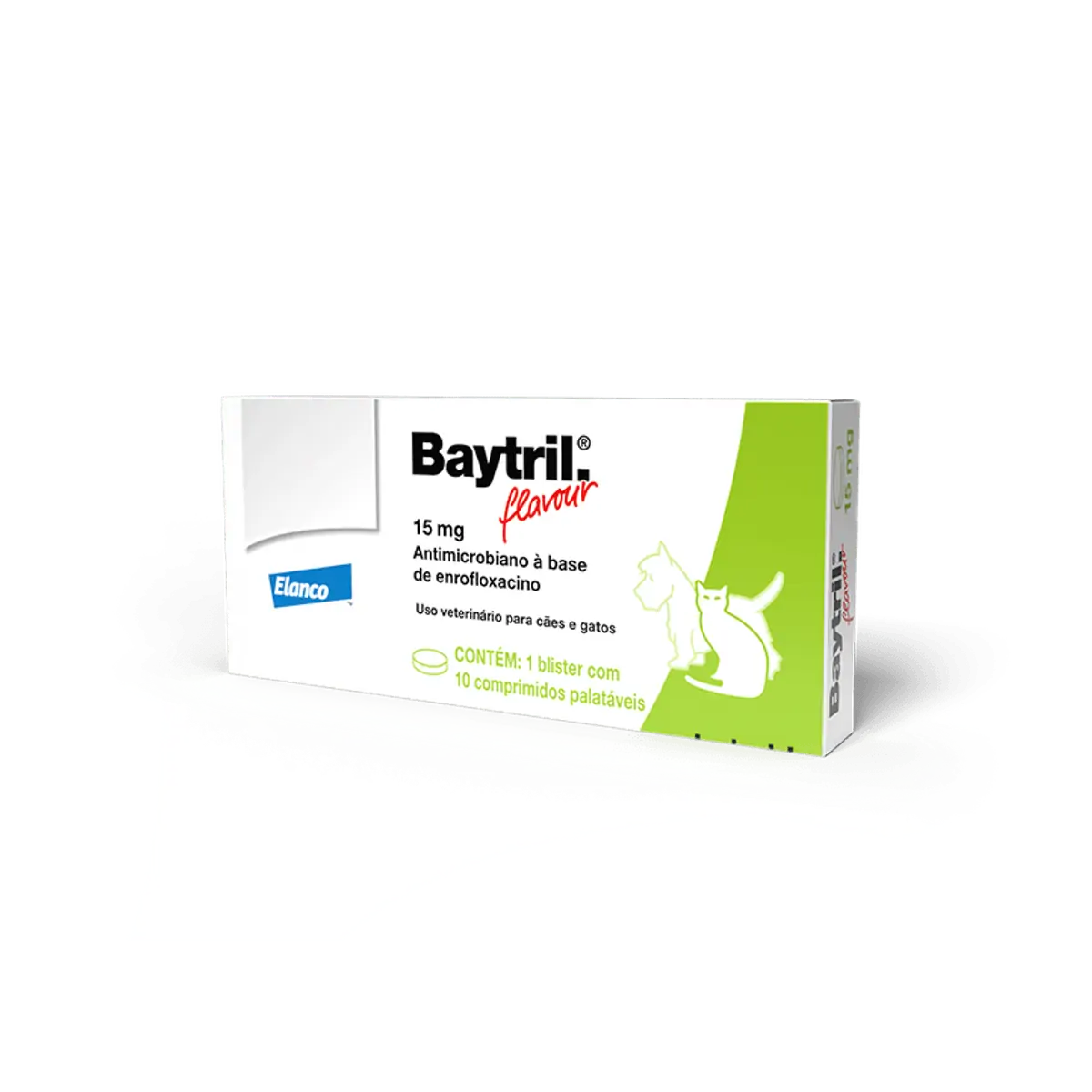 Baytril Flavour 15mg 10 Comprimidos