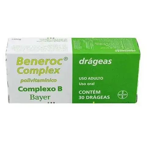 Beneroc Complex B Bayer Com 30 Comprimidos