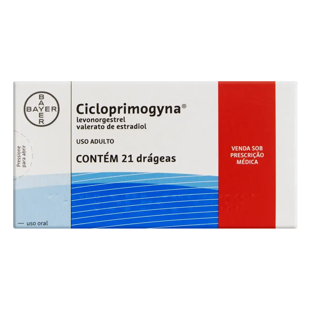 Cicloprimogyna Bayer Caixa 21 Drágeas