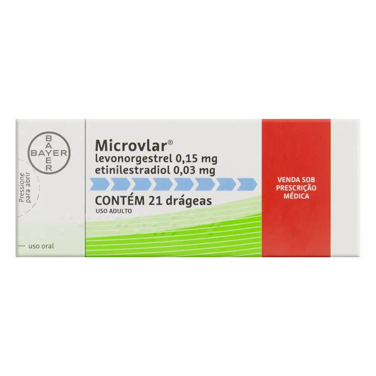 Microvlar Bayer Caixa 21 Drágeas