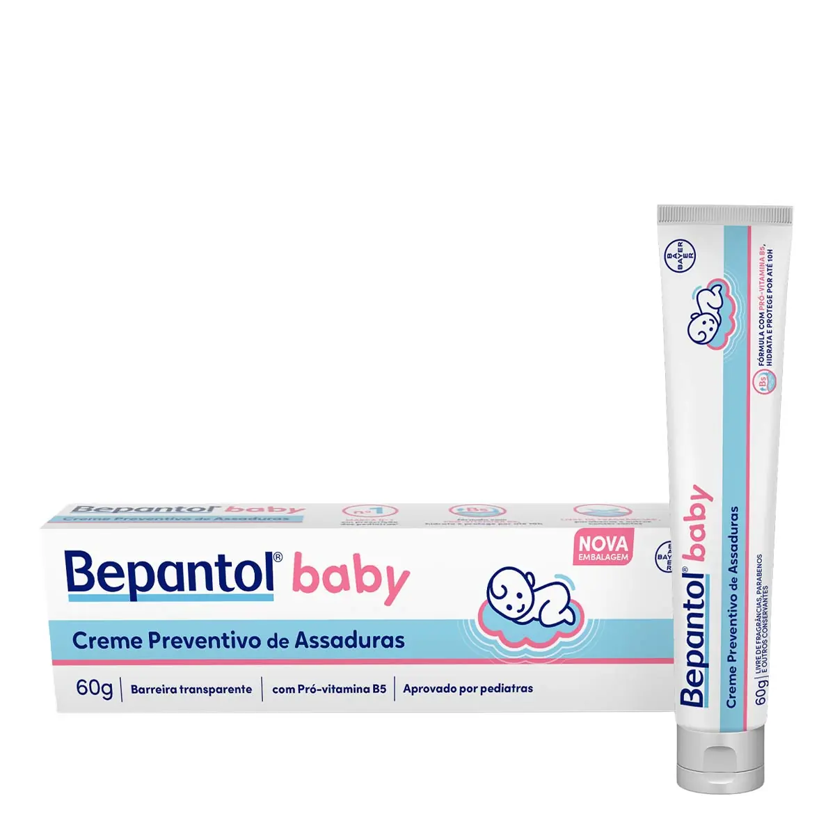 Bepantol Baby Creme Preventivo de Assaduras Para Bebês 60G