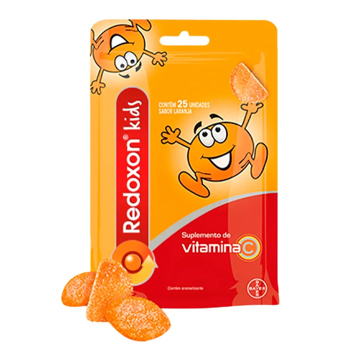 Vitamina C Redoxon Kids Laranja 25 gomas