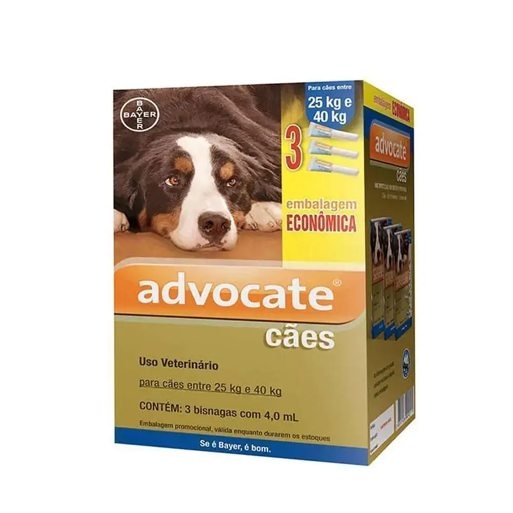 Anti Pulgas E Carrapatos Ceva Vectra 3d Para Cães De 25 A 40kg