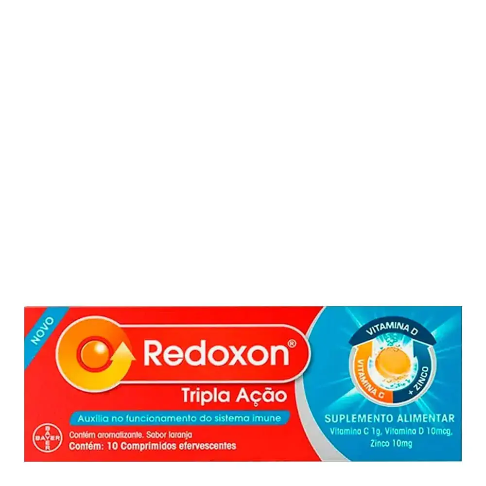 Redoxon Tripla Ação Bayer 10 Comprimidos
