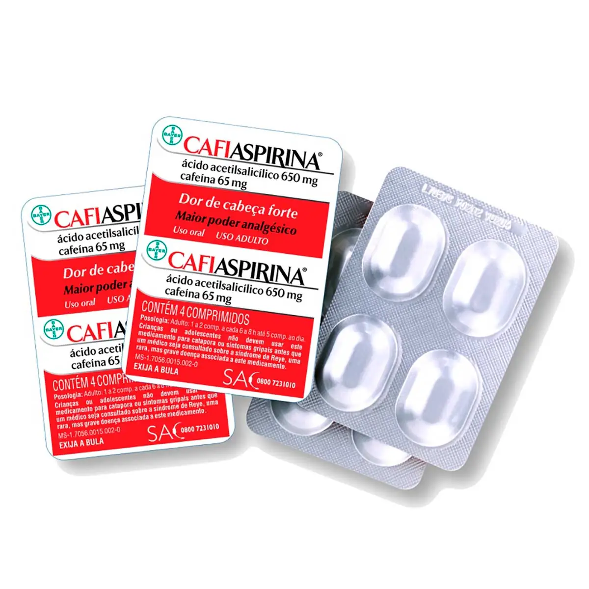 Cafiaspirina 4 Comprimidos
