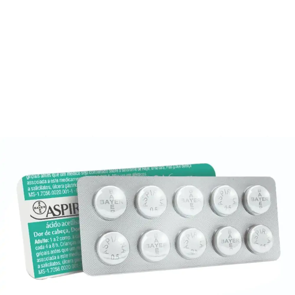 Aspirina 500mg Env 10 Comp