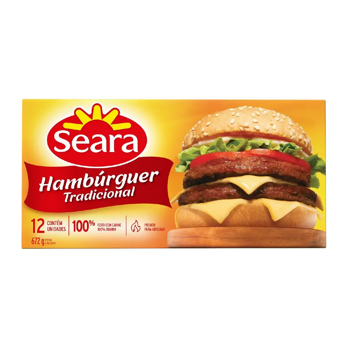 Hamburguer Seara Bov 672gr