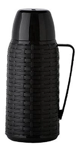 Garrafa Term Rattan Rolha 1l Pr Br