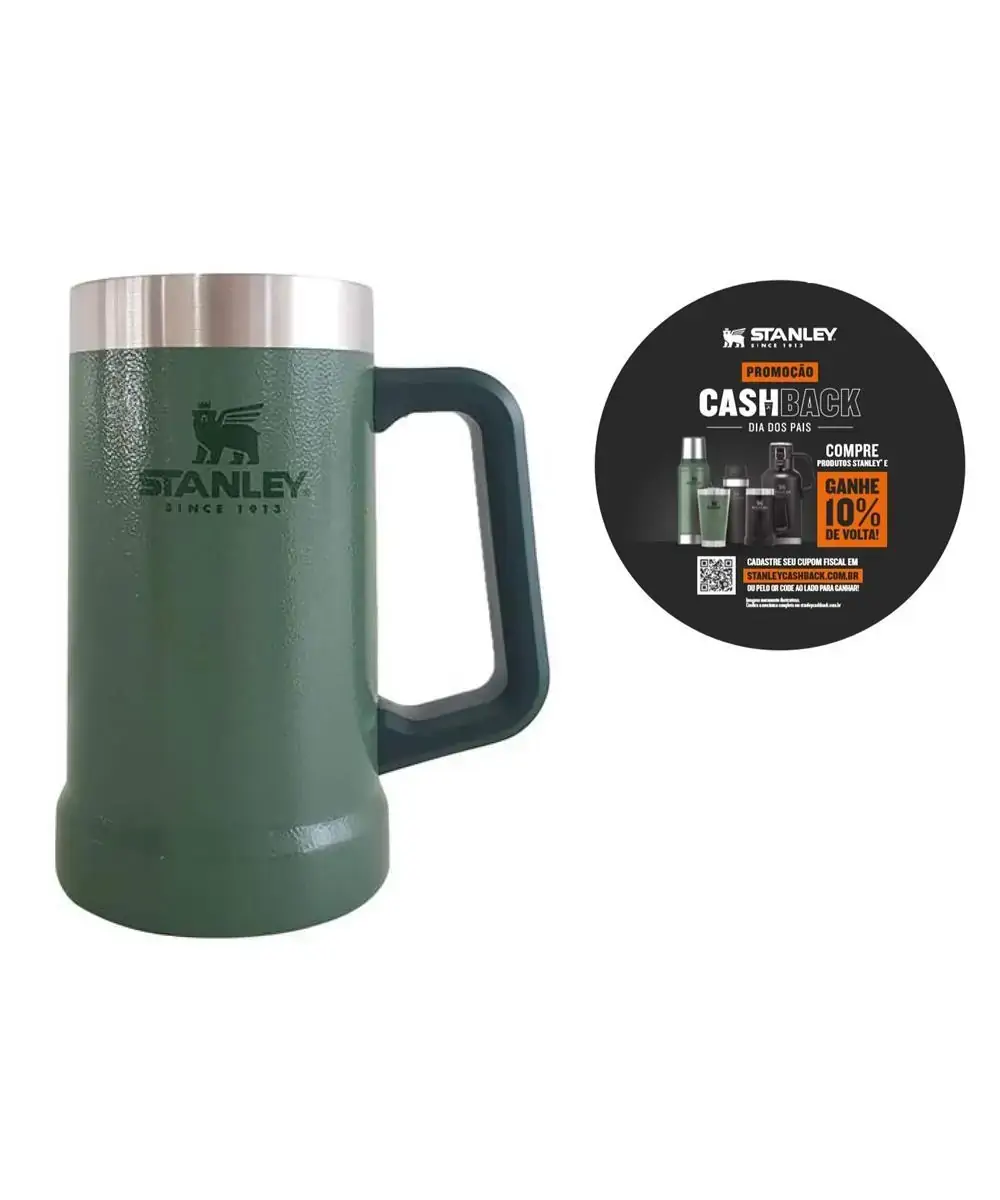 Caneca Térmica para Cerveja Stanley Verde 709ML