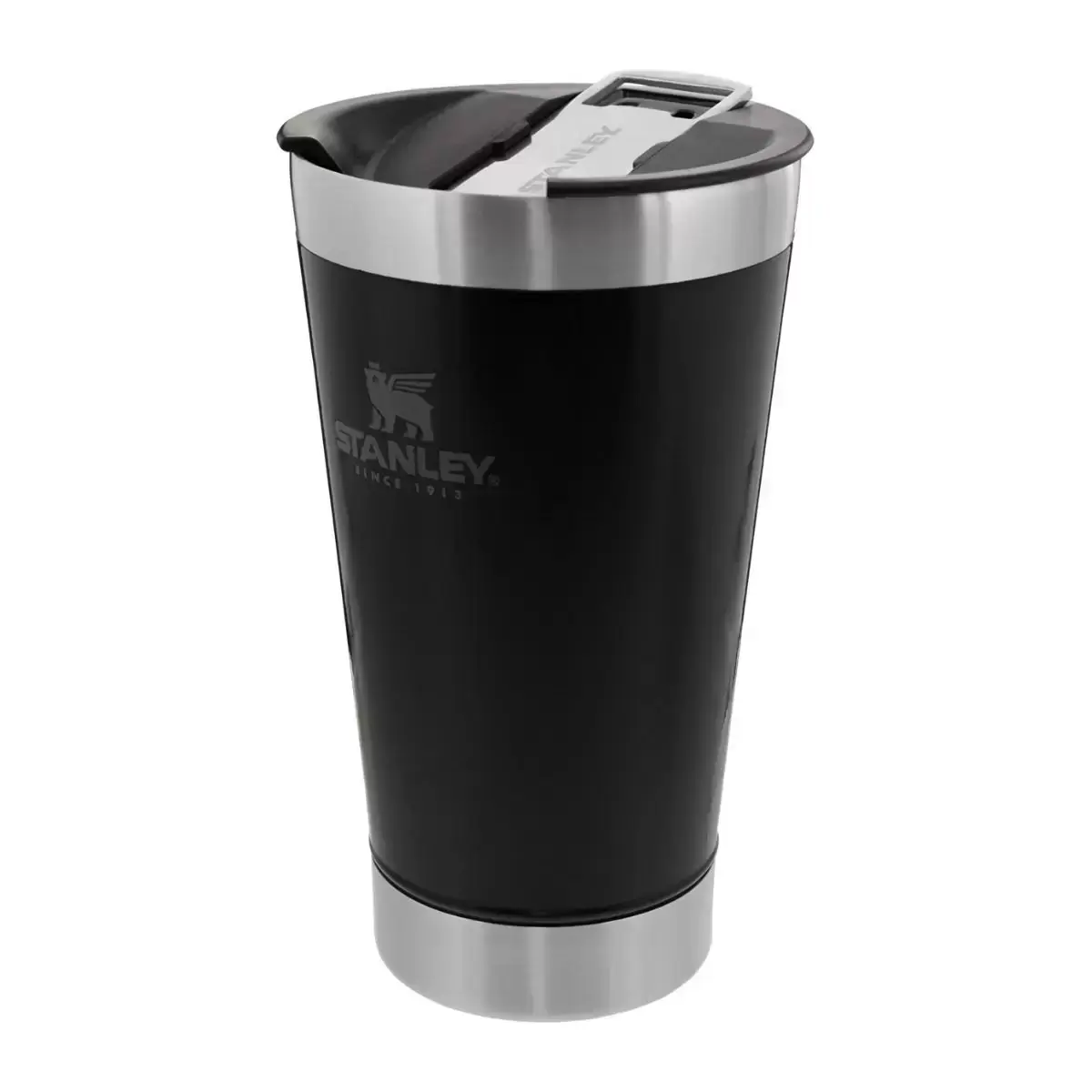 Copo Térmico de Cerveja com Tampa e Abridor 473ml Preto - STANLEY