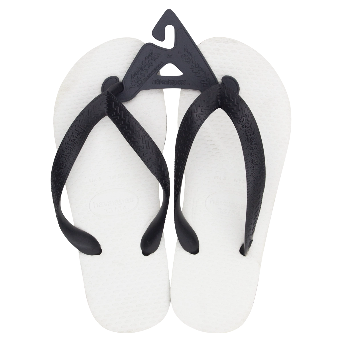 Chinelo Preto Tradicional Havaianas N° 37/38