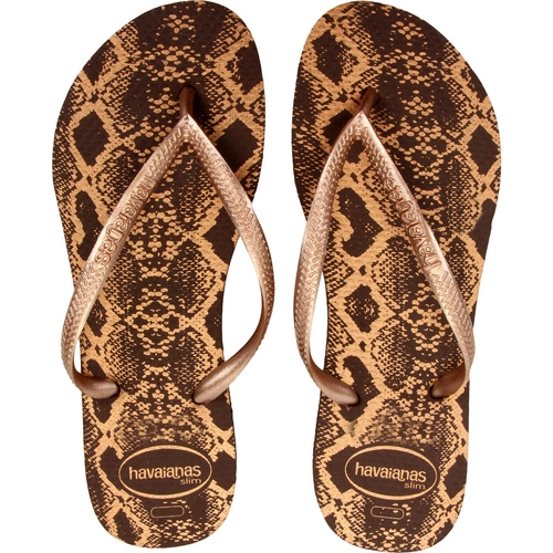 Sandalia Havaianas Slim Animals Cafe/dou 33/34