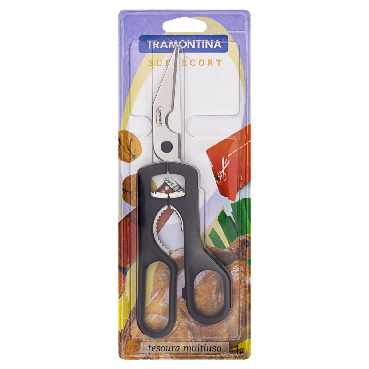 Tesoura Multiuso Inox Tramontina Supercort 9
