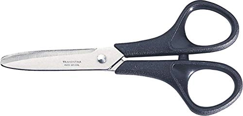 Tesoura Escolar Inox 5 Monster Preto Tramontina