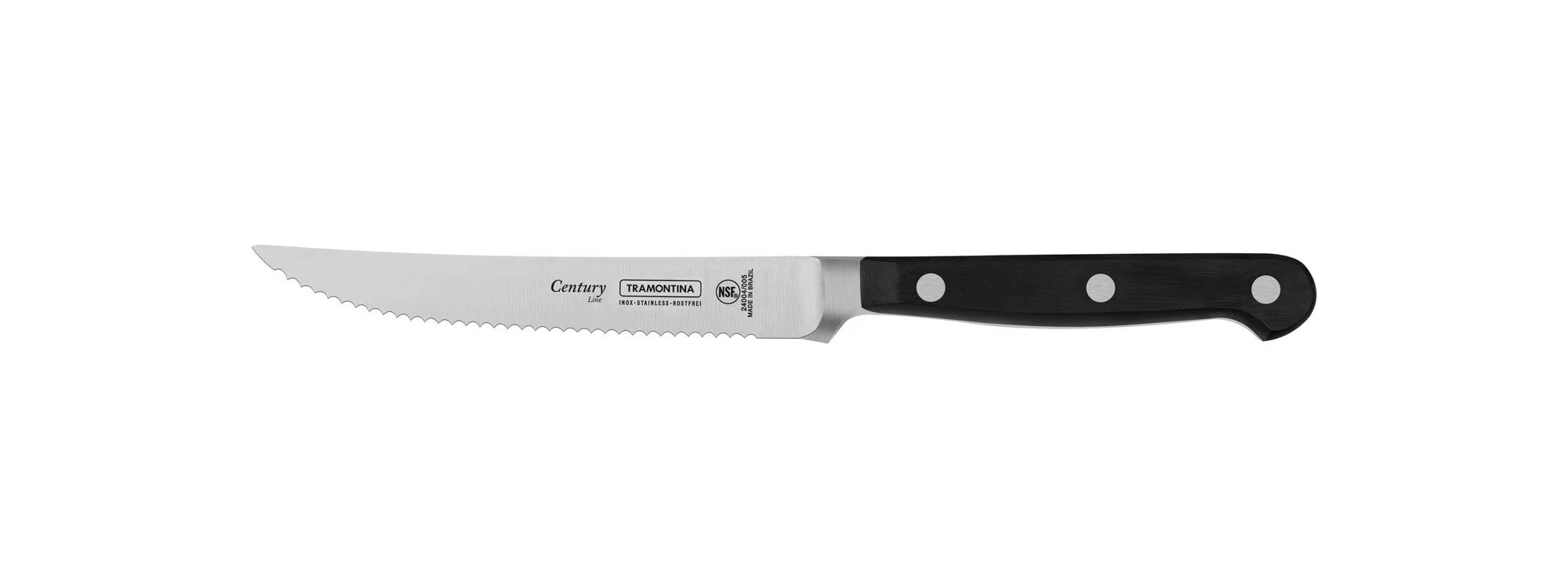 Faca Para Churrasco E Frutas Tramontina Century Com Lâmina Em Aço Inox E Cabo Em Policarbonato 5  Tramontina