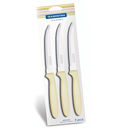 Conjunto De Facas Tramontina Inox 3 Pcs Ipan Ref 335