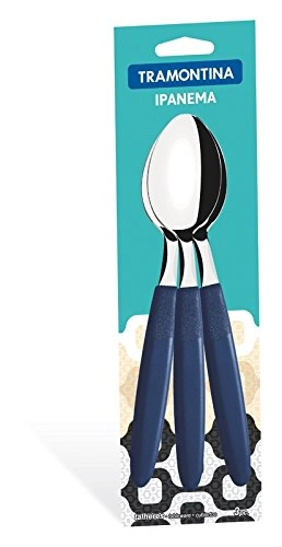 Conjunto De Colheres Tramontina Inox 3 Pcs Ipan Ref 310