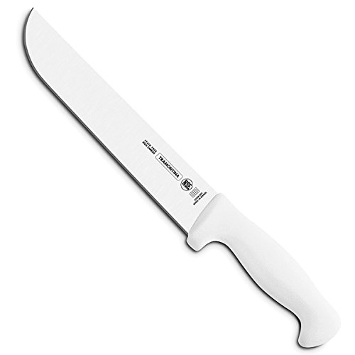 Faca Carne Inox 10 Profissional Branco Reta Tramontina