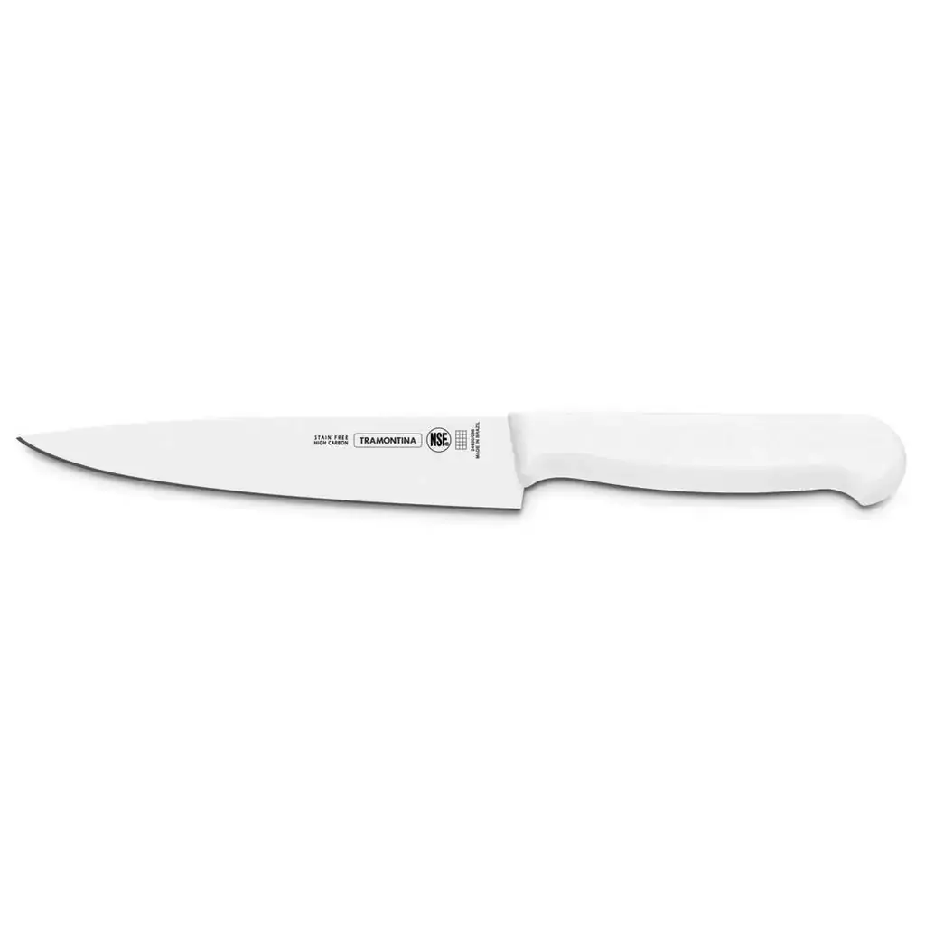 Faca Profissional 8 Pol Aço Inox Tramonitna