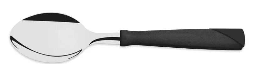 Colher Tramontina /cha New Kolor Preto
