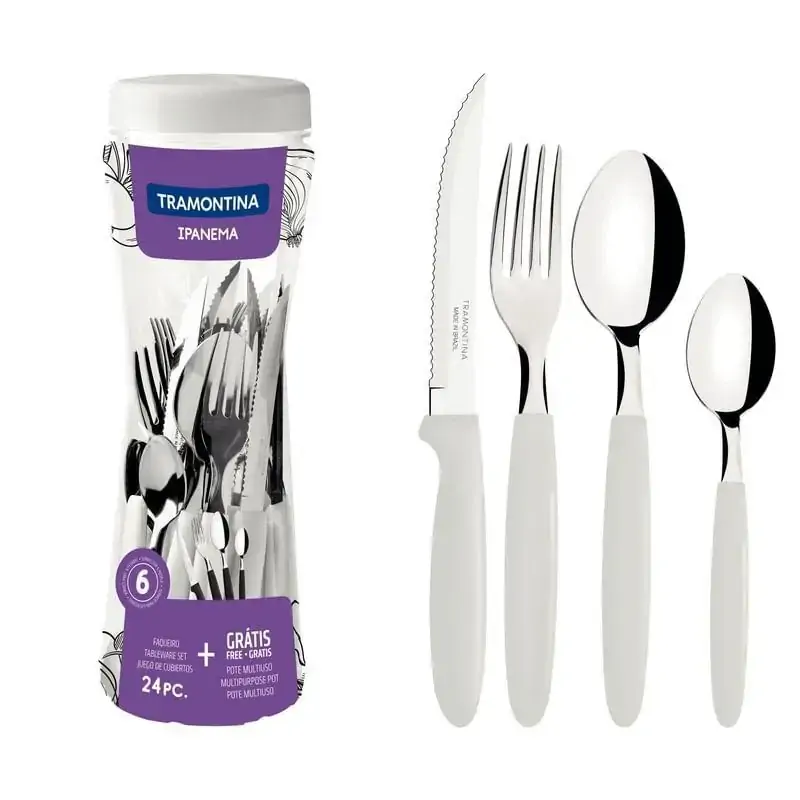 FAQUEIRO INOX 24PC IPANEMA BRA