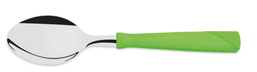 Colher Cha Inox N.kolor Verde
