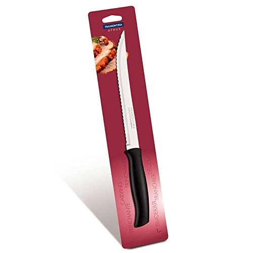 Faca Trinchante Inox Preto Athus 8