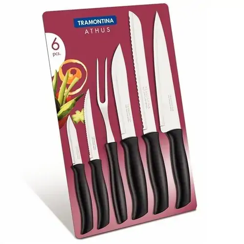 Jg.faca Tramontina 6pcs Athus 23099.081