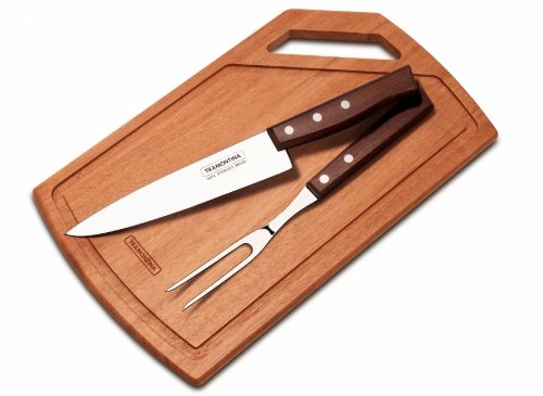 KIT CHURRASCO INOX 3PC TRADICIONAL