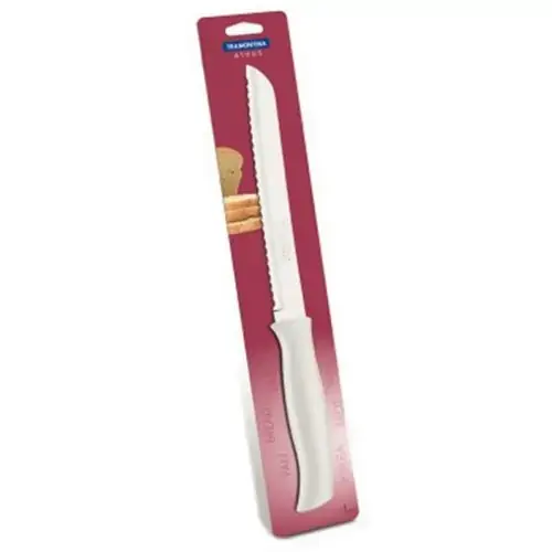 Faca Para Pao Inox Branco Athus 8