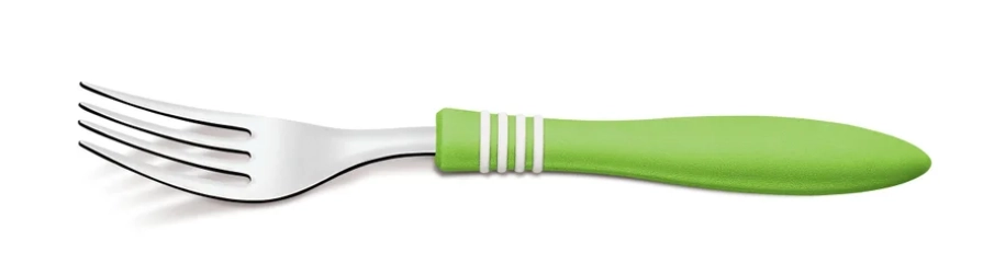 Colher Sobremesa Cor E Cor Inox Verde 23455420 Tramontina