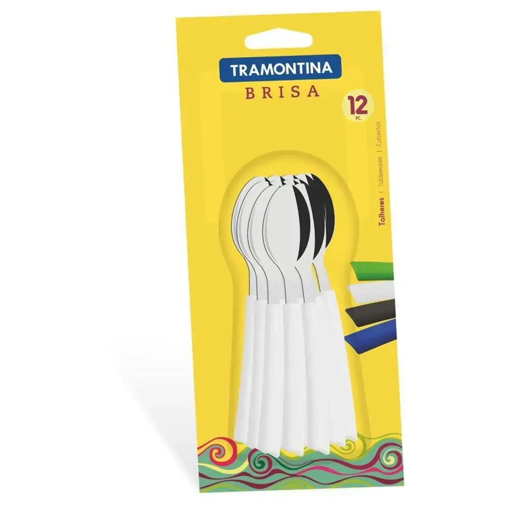Cj Colher Cha Brisa Branco C/12 R23157/080