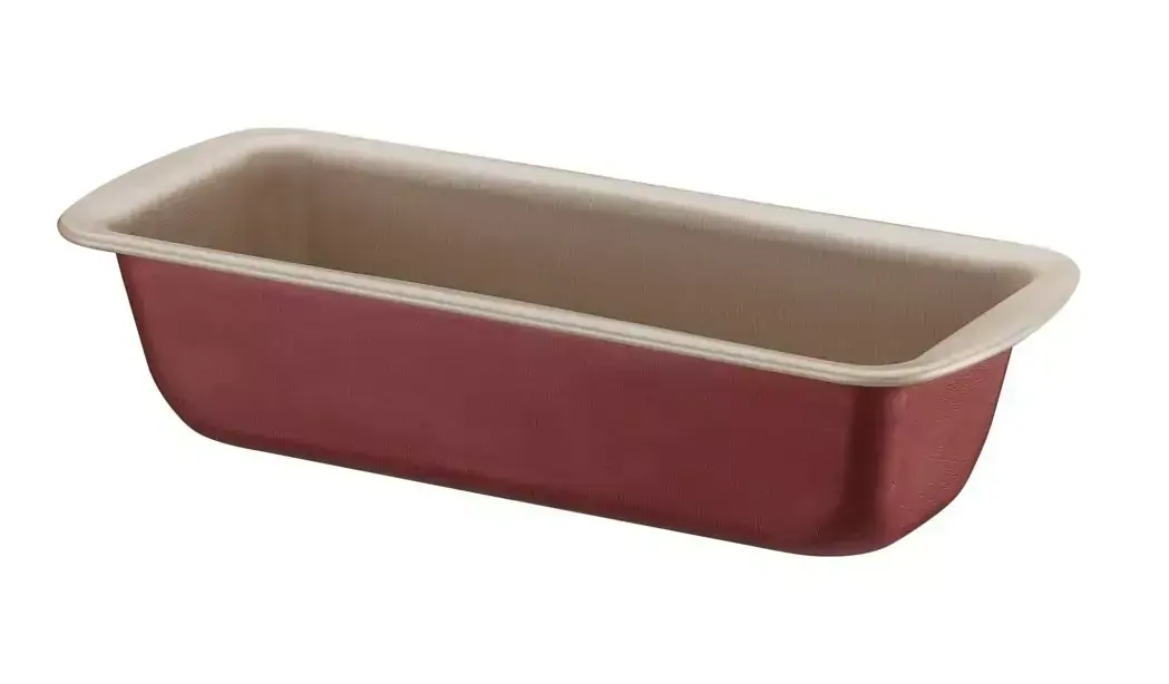 Forma para Pão e Bolo Tramontina Brasil Vermelha em Alumínio com Revestimento Antiaderente 26 cm 1,4 L
