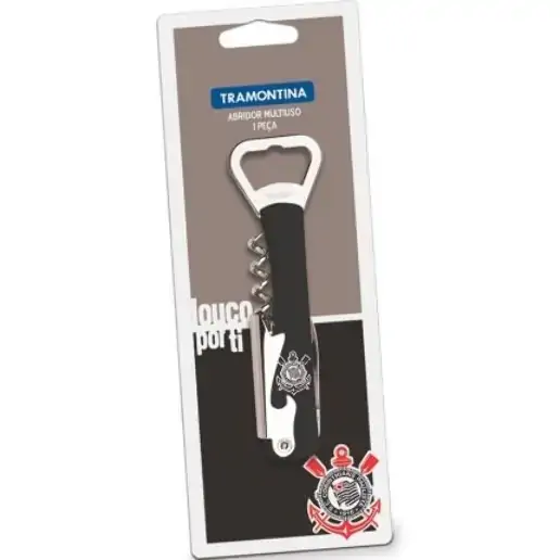 Saca Rolhas/abridor Inox Corinthians