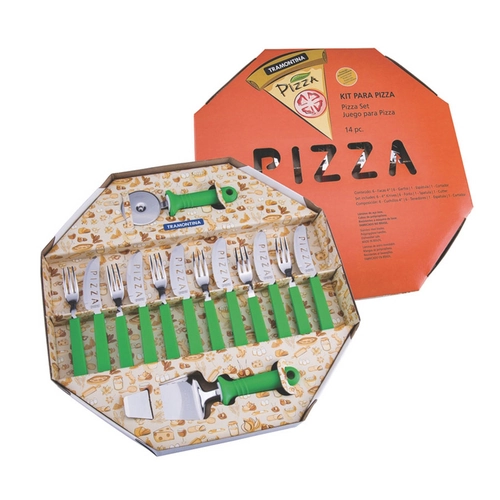 Kit Para Pizza 14pçs Tramontina