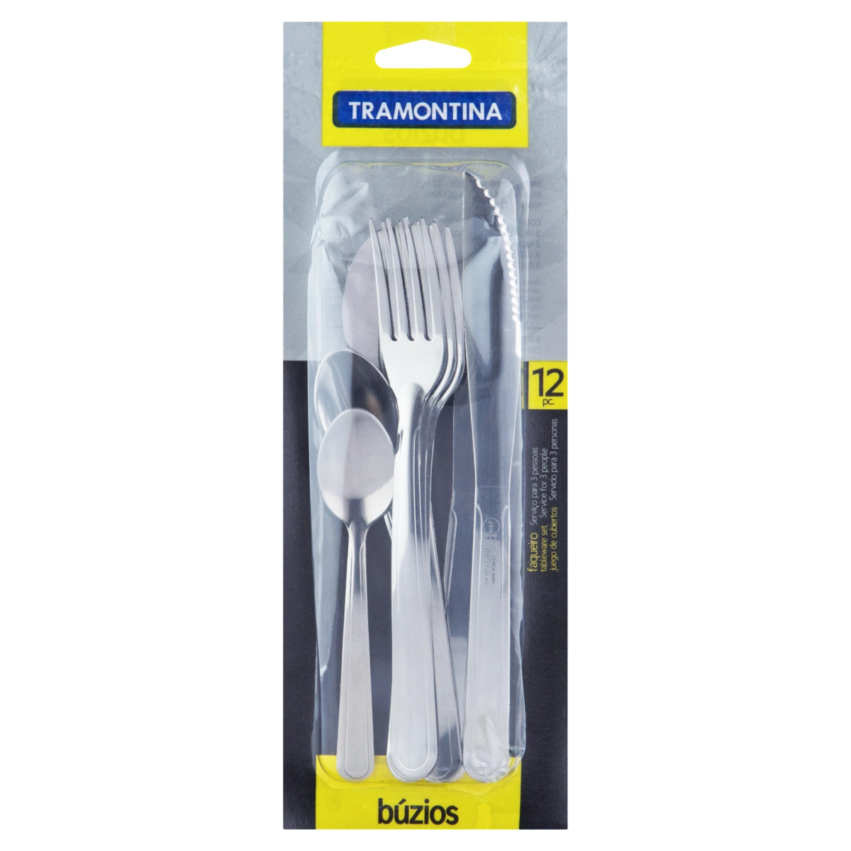 Faqueiro Inox Tramontina Búzios 12 Peças