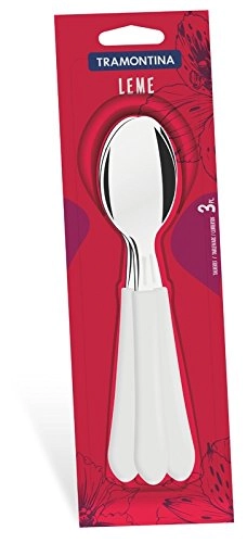Colher Mesa Tramontina Leme Branco 3 Pc