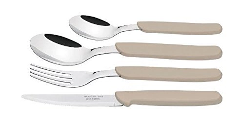 Faqueiro Inox 16pçs Nat/medio Caramelo