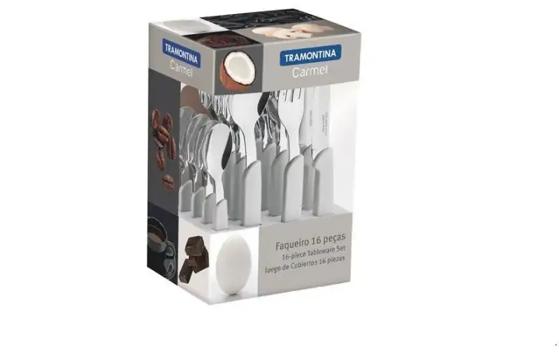 Faqueiro Inox 16pçs Nat/claro Caramelo