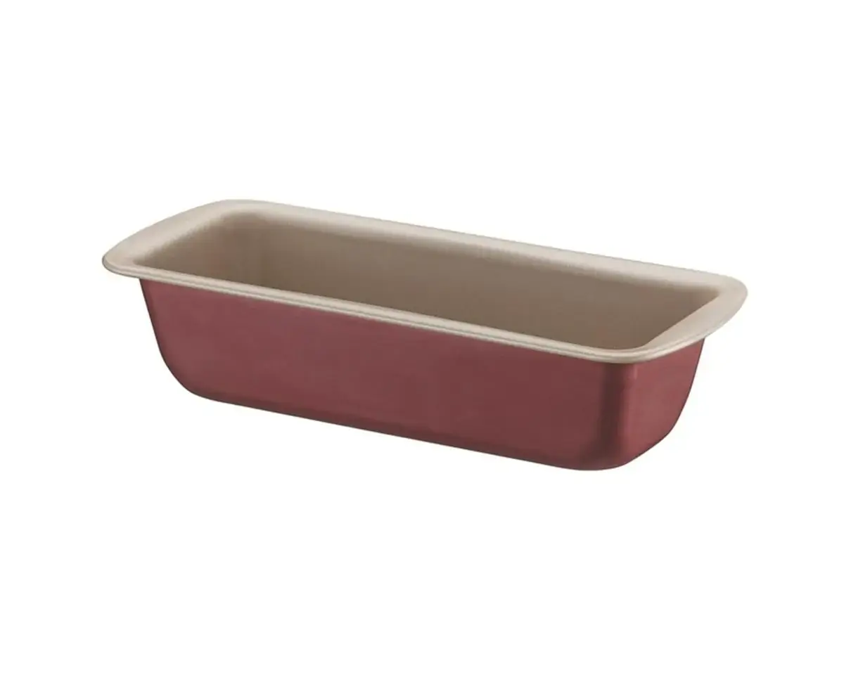 Forma para Pão e Bolo Tramontina Brasil Vermelha em Alumínio com Revestimento Antiaderente 30 cm 1,9 L