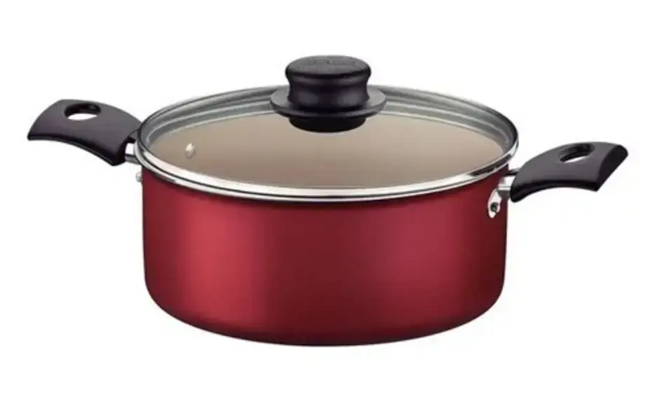 CAÇAROLA DE ALUMÍNIO TURIM 20CM 2.8L VERMELHO 20261720 TRAMONTINA